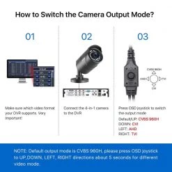 Wired 1080p Black Outdoor Bullet TVI Security Camera Compatible for TVI DVRs (4-Pack) by ZOSI 15 Wired 1080p Black Outdoor Bullet TVI Security Camera Compatible for TVI DVRs (4-Pack) by ZOSI -ProHT Sales Store black 4cam zosi wired security cameras 4ak 2612b b us 4f 1000