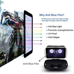 360 Degree VR PRO Headset for Android and iOS in Blue by ProHT -ProHT Sales Store black proht tablets accessories 88205 4f 1000