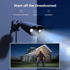 4K 16-Channel PoE 4TB NVR Security Camera System with 12X 5MP Wired Spotlight Cameras, Color Night Vision, 2-Way Audio by ZOSI -ProHT Sales Store black white zosi wired security camera systems 16sk 1825aw12 40 us a2 40 1000