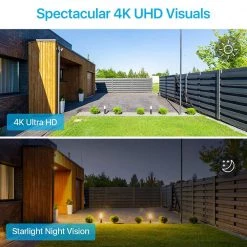 4K UHD 8-Channel 2TB PoE NVR Security Camera System with 8 8MP Wired Spotlight Cameras, Color Night Vision, 2-Way Audio by ZOSI -ProHT Sales Store black white zosi wired security camera systems 8dn 2258w8 20 us e1 1000