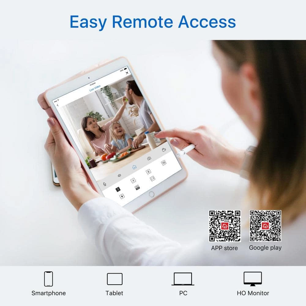 8-Channel 5MP 2TB POE NVR Security Camera System with 8 Wired Bullet Outdoor Camera, 120 ft. Night Vision by ZOSI 11 8-Channel 5MP 2TB POE NVR Security Camera System with 8 Wired Bullet Outdoor Camera, 120 ft. Night Vision by ZOSI - Image 9