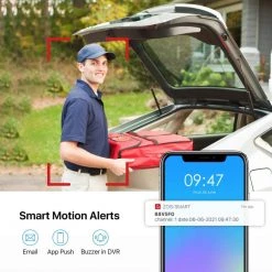 8-Channel 5MP 2TB POE NVR Security Camera System with 8 Wired Bullet Outdoor Camera, 120 ft. Night Vision by ZOSI 17 8-Channel 5MP 2TB POE NVR Security Camera System with 8 Wired Bullet Outdoor Camera, 120 ft. Night Vision by ZOSI -ProHT Sales Store black white zosi wired security camera systems 8en 2615w8s 20 a1 40 1000