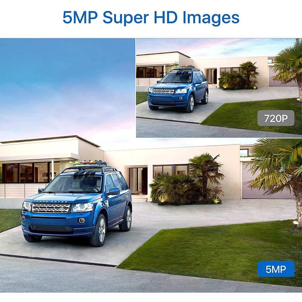 8-Channel 5MP 2TB POE NVR Security Camera System with 8 Wired Bullet Outdoor Camera, 120 ft. Night Vision by ZOSI 4 8-Channel 5MP 2TB POE NVR Security Camera System with 8 Wired Bullet Outdoor Camera, 120 ft. Night Vision by ZOSI - Image 2