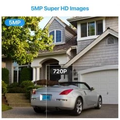 8-Channel 5Mp PoE 1TB Hard Drive NVR Security Camera System with 5Mp 4-Wired Dome Cameras by ZOSI -ProHT Sales Store black white zosi wired security camera systems 8en 4285w4 10 us 66 1000