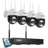 8-Channel 3MP 2K 1TB Hard Drive NVR Security Camera System with 4 Wireless Pan&Tilt Surveillance Cameras by ZOSI 2 8-Channel 3MP 2K 1TB Hard Drive NVR Security Camera System with 4 Wireless Pan&Tilt Surveillance Cameras by ZOSI -ProHT Sales Store black white zosi wireless security camera systems 8ap 2893w4 10 us a2 64 1000
