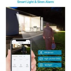 1080P Wireless Smart Wi-Fi Security IP Camera, Surveillance System by ZOSI -ProHT Sales Store black with solar panel zosi wireless security cameras ipc 6962m b s 1d 1000