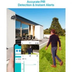 1080P Wireless Smart Wi-Fi Security IP Camera, Surveillance System by ZOSI -ProHT Sales Store black with solar panel zosi wireless security cameras ipc 6962m b s 40 1000