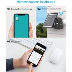 1080P Wireless Smart Wi-Fi Security IP Camera, Surveillance System by ZOSI -ProHT Sales Store black with solar panel zosi wireless security cameras ipc 6962m b s 4f 1000