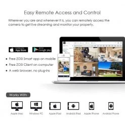 16-Channel 5MP-Lite 4TB DVR Security Camera System with 16 1080P Outdoor Wired Bullet Cameras by ZOSI -ProHT Sales Store black zosi wired security camera systems 16ck 211b16s 40 us 1d 1000