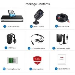 16-Channel 5MP-Lite 4TB DVR Security Camera System with 16 1080P Outdoor Wired Bullet Cameras by ZOSI -ProHT Sales Store black zosi wired security camera systems 16ck 211b16s 40 us 44 1000