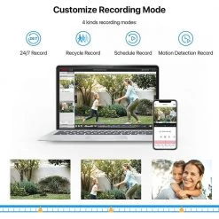 8-Channel 1080p 2TB Hard Drive DVR Security Camera System with 8-Wired Black Dome Cameras by ZOSI -ProHT Sales Store black zosi wired security camera systems 8mn 418b8s 20 40 1000