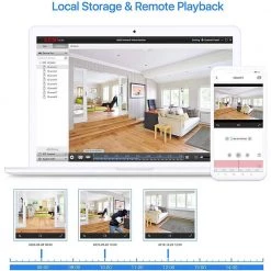 8-Channel 5MP-Lite 2TB DVR Surveillance System with 8 1080p Wired Bullet Cameras, 80 ft. Night Vision by ZOSI -ProHT Sales Store black zosi wired security camera systems 8vm 106b8s 20 us 40 1000