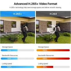 8-Channel 5Mp-Lite 1TB DVR Security Camera System with 8 1080p Outdoor Wired Bullet Cameras by ZOSI -ProHT Sales Store black zosi wired security camera systems 8vm 261b8s 10 us 4f 1000