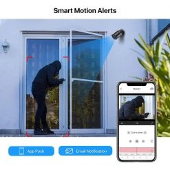 8-Channel 1080p 2TB DVR Home Security Camera System with 4 Wired Outdoor Cameras, Motion Detection, Night Vision by ZOSI -ProHT Sales Store black zosi wired security camera systems 8vn 261b4s 20 us 40 1000