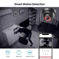 8-Channel 1080P DVR 2TB Video Surveillance System with 4 Wired Outdoor Security Cameras by ZOSI -ProHT Sales Store black zosi wired security camera systems 8vn 418b4s 20 us 40 1000