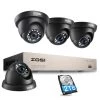 8-Channel 1080P DVR 2TB Video Surveillance System with 4 Wired Outdoor Security Cameras by ZOSI