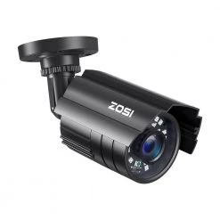 Wired 1080p Outdoor Bullet Security Camera Compatible for All TVI Analog DVR by ZOSI