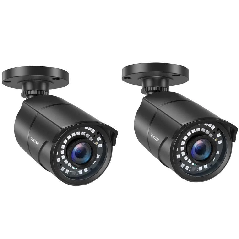 Wired 1080P FHD 4-In-1 Outdoor Home Security Camera Compatible with TVI/AHD/CVI Analog DVR, 120 ft. Night Vision by ZOSI 3 Wired 1080P FHD 4-In-1 Outdoor Home Security Camera Compatible with TVI/AHD/CVI Analog DVR, 120 ft. Night Vision by ZOSI