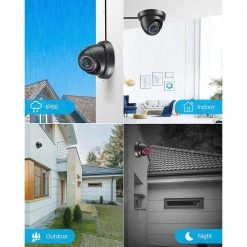 Wired 1080p Outdoor/Indoor CCTV TVI Security Camera Compatible for Analog DVR by ZOSI -ProHT Sales Store black zosi wired security cameras 2ak 4182c bs us 44 1000