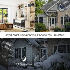 Wired 1080p Outdoor Bullet TVI Security Camera Compatible for TVI DVRs (4-pack) by ZOSI -ProHT Sales Store black zosi wired security cameras 4ak 1062b bs 1 a0 1000