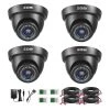 Wired 1080p Home Security Camera Compatible for All TVI DVRs, For Outdoor and Indoor by ZOSI 1 Wired 1080p Home Security Camera Compatible for All TVI DVRs, For Outdoor and Indoor by ZOSI -ProHT Sales Store black zosi wired security cameras 4ak 4192b bs us 64 1000