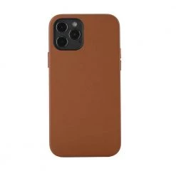 Premium Brown Leather Case for iPhone 12 Pro Max by ProHT