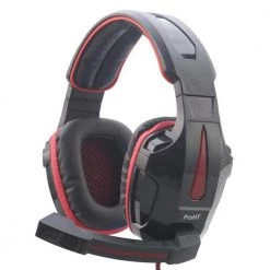 Gaming Headset with Backlighting, Black and Red by ProHT -ProHT Sales Store proht headphones 87016 1f 1000