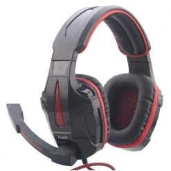Gaming Headset with Backlighting, Black and Red by ProHT -ProHT Sales Store proht headphones 87016 4f 1000