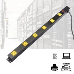 6-Outlet Metal Spaced Power Strip with 3 ft. Cord by ProHT 13 6-Outlet Metal Spaced Power Strip with 3 ft. Cord by ProHT -ProHT Sales Store proht power strips 03200 22 66 1000