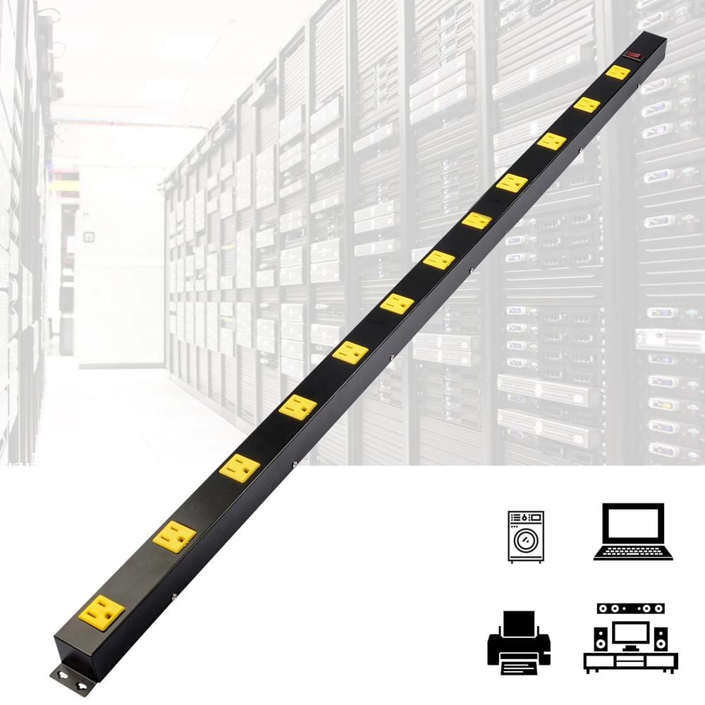 4 ft. 12-Outlet Power Strip by ProHT 9 4 ft. 12-Outlet Power Strip by ProHT - Image 7