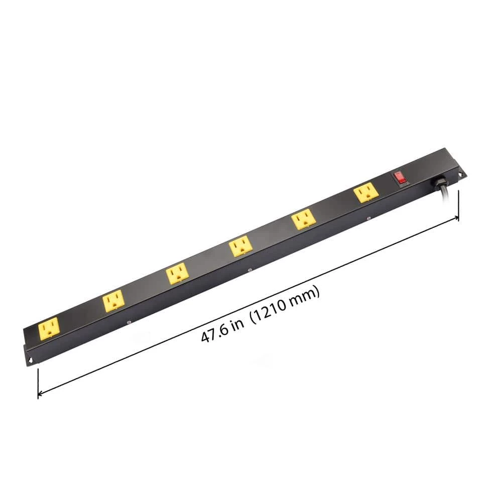 4 ft. 12-Outlet Power Strip by ProHT 6 4 ft. 12-Outlet Power Strip by ProHT - Image 4