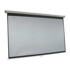 120 in. Manual Projection Screen with White Frame by ProHT