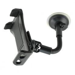 Phone or Tablet Holder with Cradle and Swiveling Mount for Windshield or Dashboard by ProHT