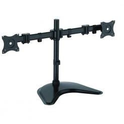 Dual Monitor Desk Mount Arm for 13 in. - 27 in. Screens, Holds 2 Monitors, 45 Degree Tilt, 17.6 lb. Capacity by ProHT