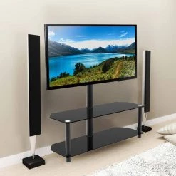 Black Entertainment Center by ProHT -ProHT Sales Store proht tv mounts 05449 22 c3 1000