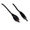 6 ft. 3.5 mm Mono Male to RCA Male Audio Cable by SANOXY