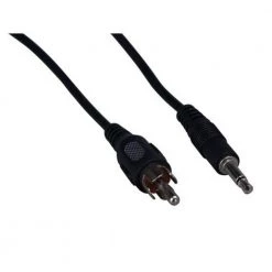 6 ft. 3.5 mm Mono Male to RCA Male Audio Cable by SANOXY