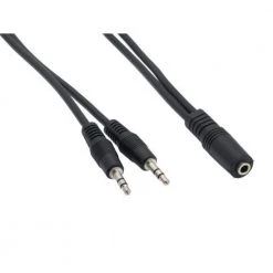 6 ft. 3.5 mm Stereo Female to Two 3.5 mm Stereo Male Audio Cable by SANOXY