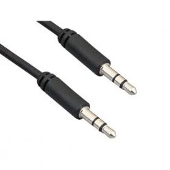 25 ft. 3.5 mm Stereo Male to Male Audio Cable Slim Type by SANOXY