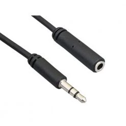 12 ft. 3.5 mm Stereo Male to Female Extension Audio Cable Slim Type by SANOXY