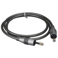 12 ft. Mini-Toslink M/M Fiber Optic Audio Cable with Metal Connector by SANOXY