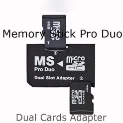 3-in-1 MicroSD MS SD PRO DUO Memory Card Adapter Kit/MicroSD to Mini/MicroSD to SD - to MS Pro Duo by SANOXY -ProHT Sales Store sanoxy computer laptop accessories snx 3x ms duo kit 1f 1000
