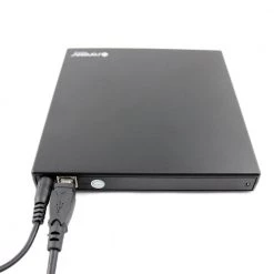 Portable USB 2.0 Slim External DVD ROM CD-RW Combo by SANOXY -ProHT Sales Store sanoxy computer laptop accessories snx cd dvd combo bk 4f 1000