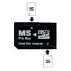 Dual Slot MicroSD to MS PRO DUO Adapter for Sony PSP, Converts 2-MicroSD or MicroSDHC Cards, Black by SANOXY -ProHT Sales Store sanoxy computer laptop accessories snx microsd produo bk 64 1000