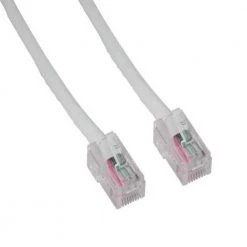 50 ft. Cat5e 350 MHz UTP Assembled Ethernet Network Patch Cable, White by SANOXY