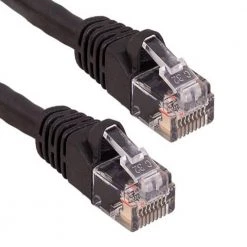 10 ft. Cat6 550 MHz UTP Snagless Ethernet Network Patch Cable, Black by SANOXY