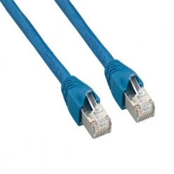 75 ft. Cat6a 600 MHz Shielded Snagless Ethernet Network Patch Cable, Blue by SANOXY