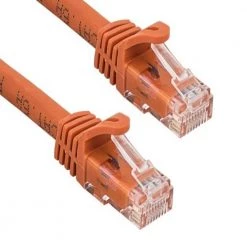 20 ft. Cat6a 600 MHz UTP Snagless Ethernet Network Patch Cable, Orange by SANOXY