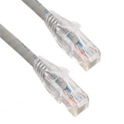 20 ft. Cat6 550 MHz UTP Ethernet Network Patch Cable with Clear Snagless Boot, Gray by SANOXY