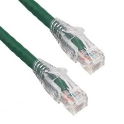 14 ft. Cat6 550 MHz UTP Ethernet Network Patch Cable with Clear Snagless Boot, Green by SANOXY